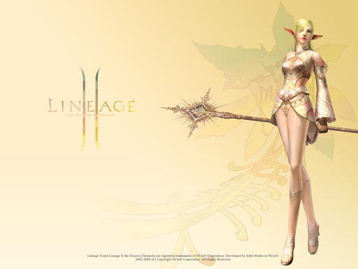 Lineage II - Обоина L2 на рабочем столе. Правда? Правда! ^^